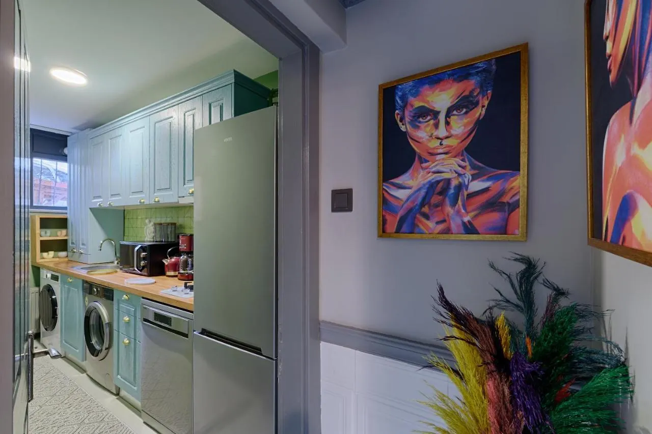 Artful Apartment W/Projector In Beyoglu, Cihangir Istanbul 0*,